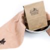 steaming hood, crushed camphor leaves in paper bag and steaming bowl