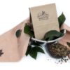 steaming hood accompanied by camphor leave in paper bag and steaming bowl