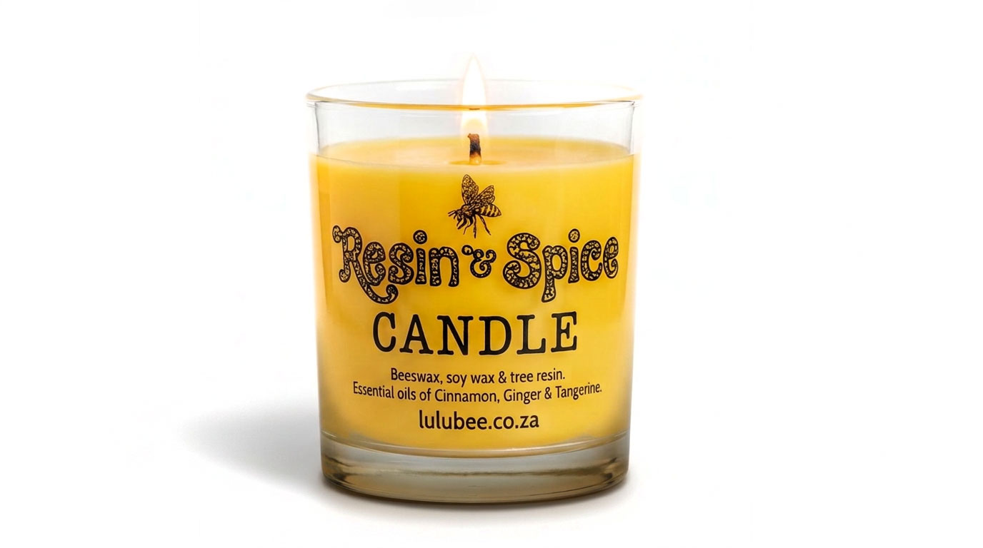 Lulu Bee Productsresin and spice candle single